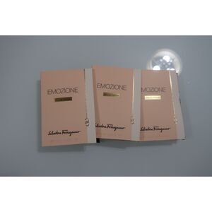 3 Sample Vials Salvator Ferragamo Emozione EDP Never Used